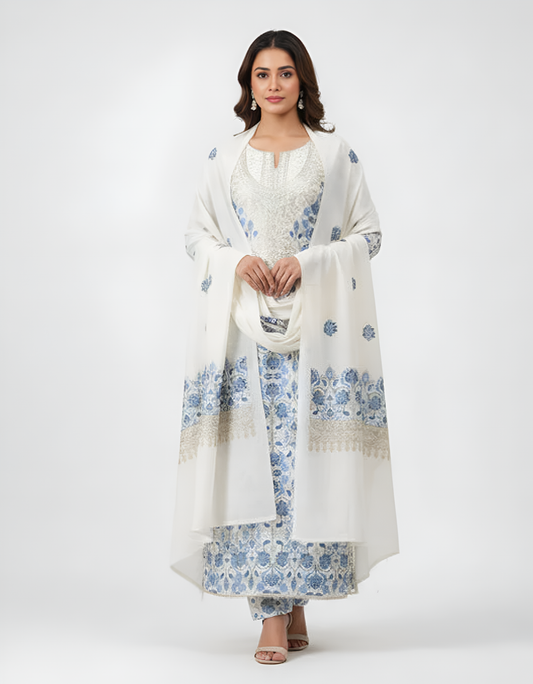 Embroidered Woolen Suit