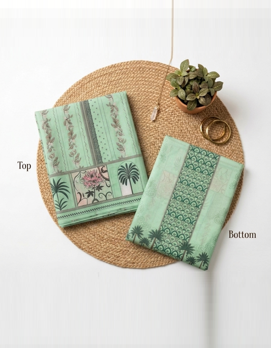 Ladies Mul Superfine Cotton Coord Set Suit