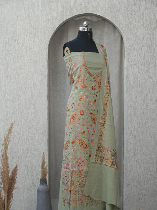 Embroidered Woolen Suit