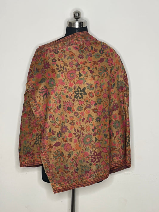 Jacquard woolen stole