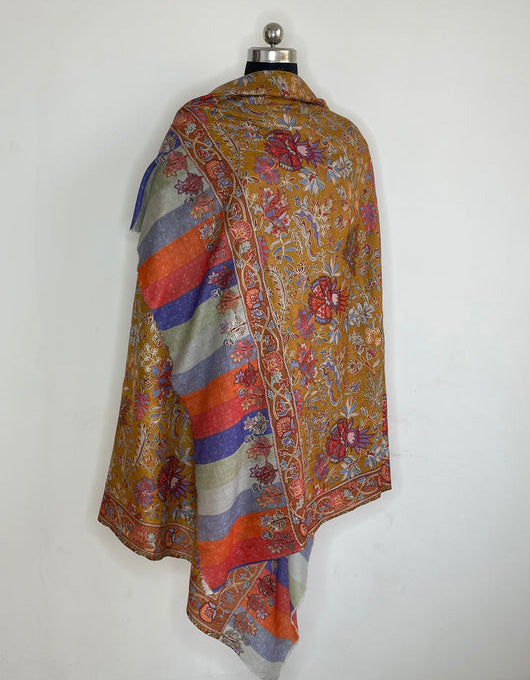 Bageecha Womens Fine Wool Shawl