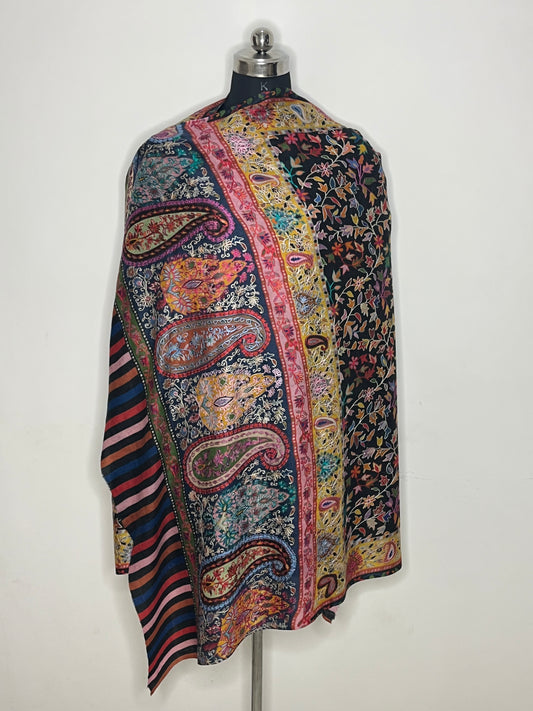 Royal Boteh Womens Fine Wool Shawl