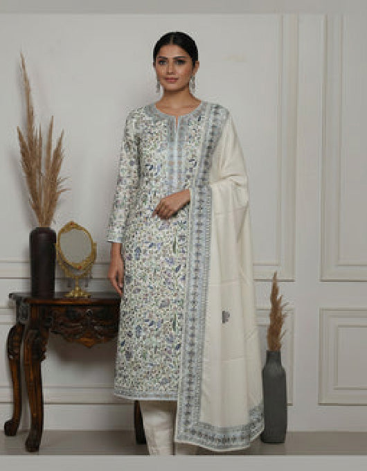 Embroidered Woolen Suit