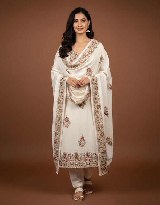 Embroidered Woolen Suit