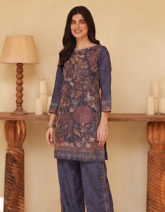 Unstitched 100% Mul Cotton Co-ord sets suit