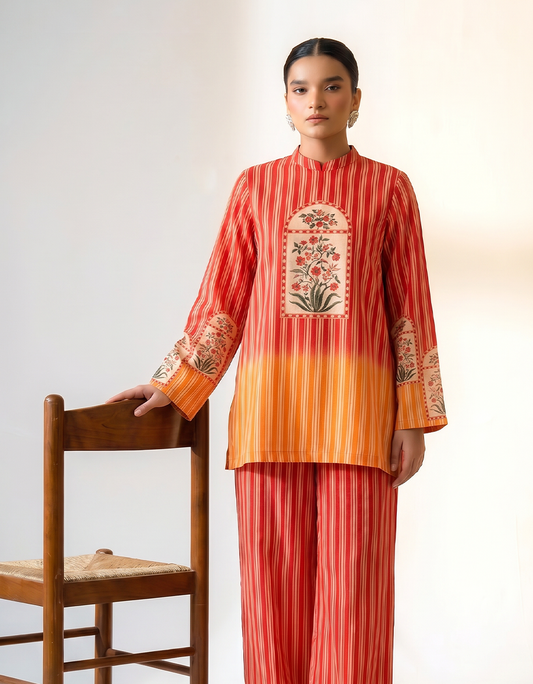 Unstitched 100% Mul cotton Co-ord sets