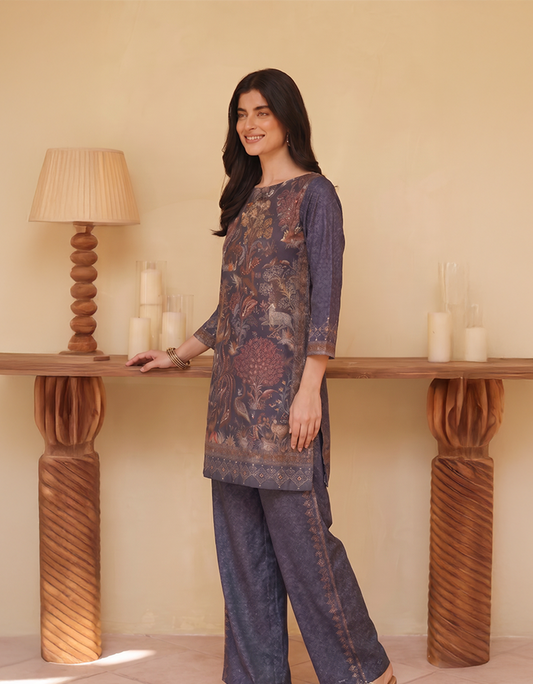 Unstitched 100% Mul Cotton Co-ord sets suit